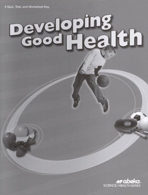 Developing Good Health Quiz, Test, and Worksheet Key