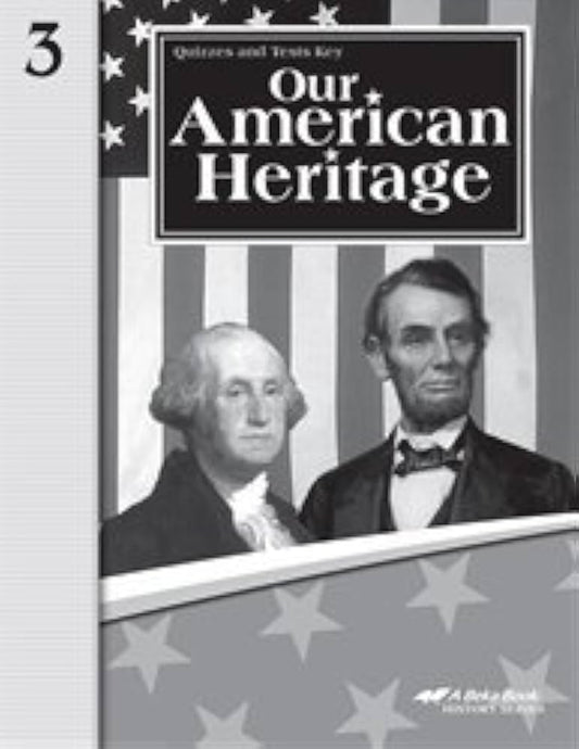 Our American Heritage Quizzes and Tests Key