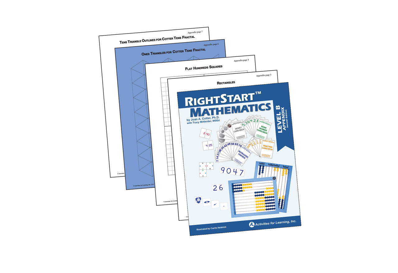 Right Start Mathematics Level B Appendix Second Edition – Homeschool ...