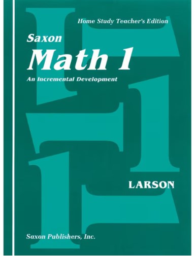 Saxon Math 1 Home Study Teacher's Edition