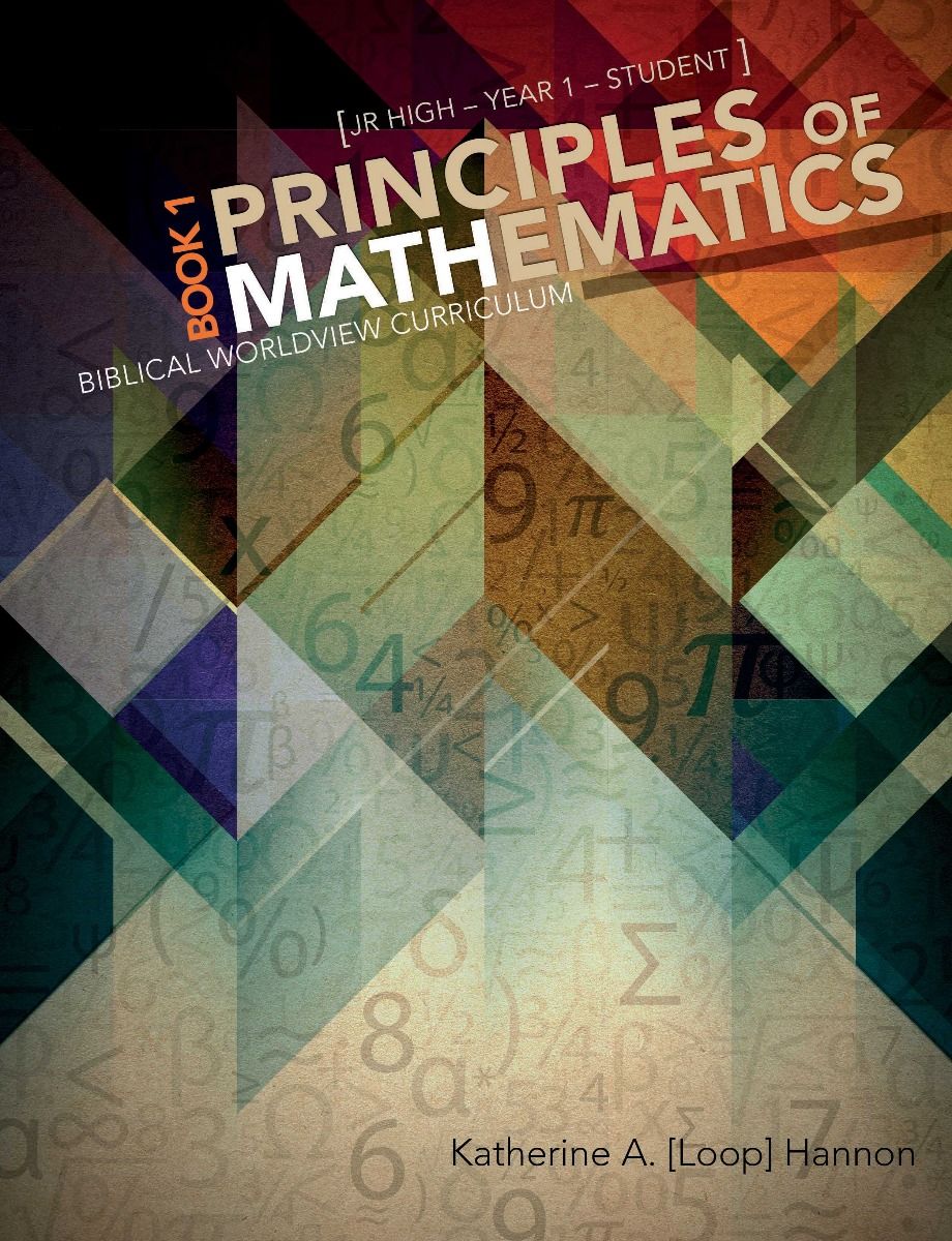 MasterBooks Principles of Mathematics Student Book 1