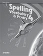 Spelling/Vocabulary and Poetry 4 Test Key