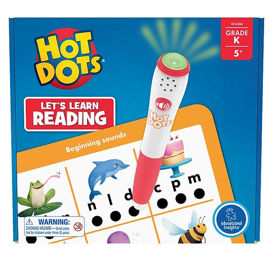 Hot Dots Let's Learn Reading Grade K