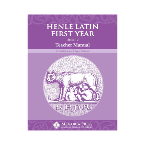 Henle Latin First Year Units I-V Teacher Manual