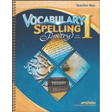 Vocabulary, Spelling, Poetry I Teacher Key