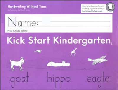 Handwriting Without Tears Kick Start Kindergarten