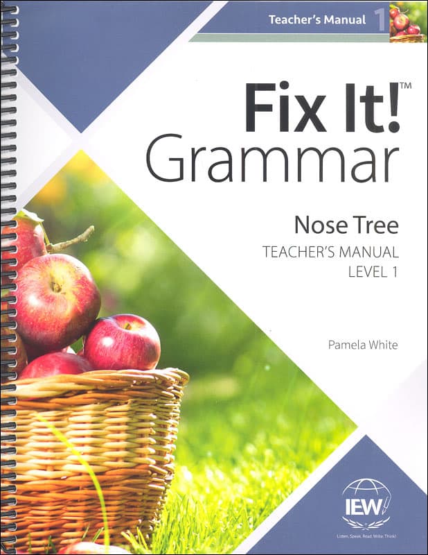 Fix It! grammar Nose Tree Teacher's Manual Level 1