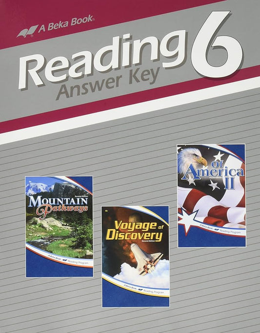 Reading 6 Answer Key