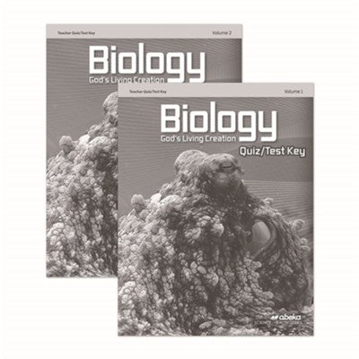 Biology God's Living Creation Teacher Quiz/Test Key Vol. 1&2