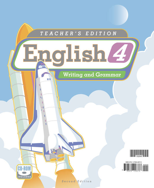 English 4 Writing and Grammar Teacher's Edition with CD-Rom