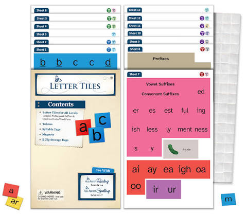 All About Reading Letter Tiles