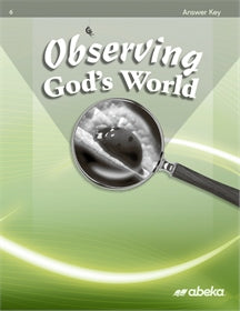 Observing God's World Answer Key