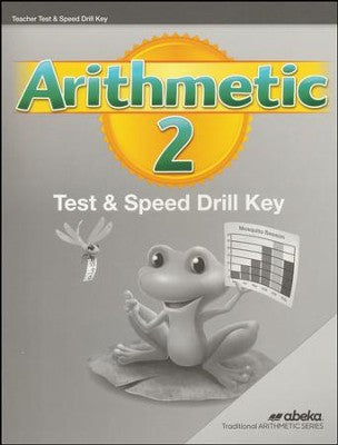 Abeka Arithmetic 2 Test & Speed Drill Key
