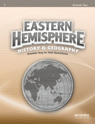Abeka Eastern Hemisphere History & Geography Answer Key