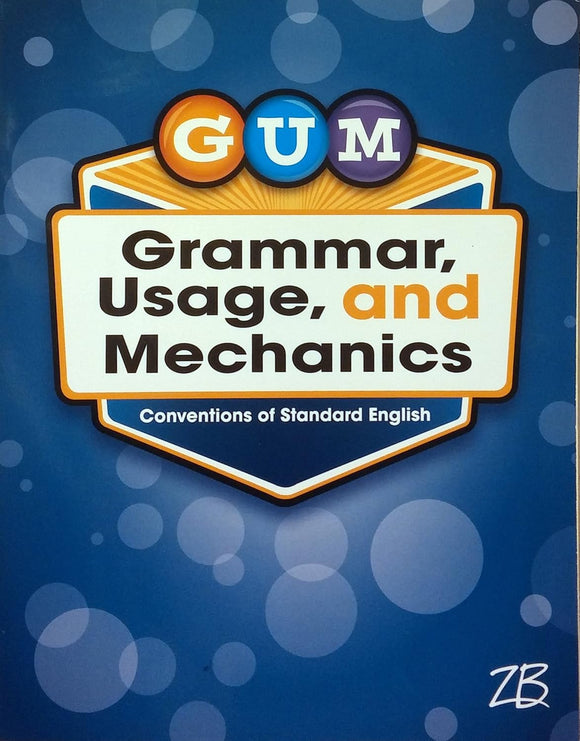 Grammar, Usage, and Mechanics