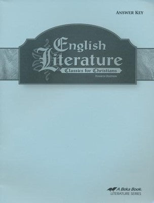 English Literature Answer Key 4th Ed.
