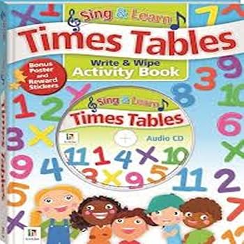 times table  write and wipe actvity book
