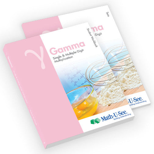 Math U See Gamma Student Workbook and Test Set
