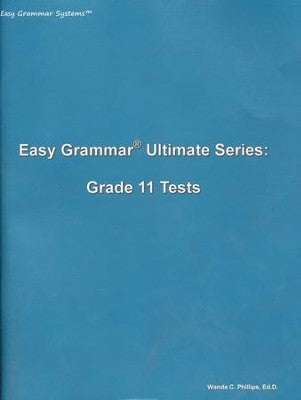 Easy Grammar Ultimate 11 Tests