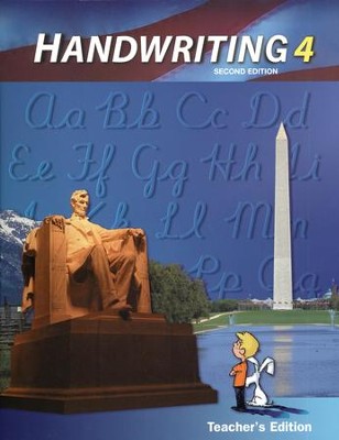 Handwriting 4 Teacher's Edition