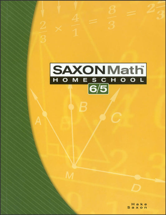 Saxon Math Homeschool 6/5