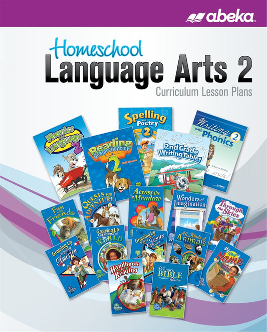Abeka Homeschool Language Arts 2 Curriculum Lesson Plans