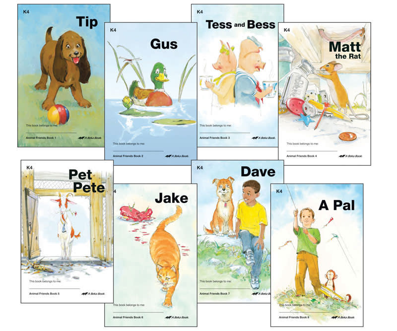 Abeka Animal Friends Book Set 1-8