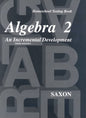 Algebra 2 Homeschool Testing Book, 3rd Edition