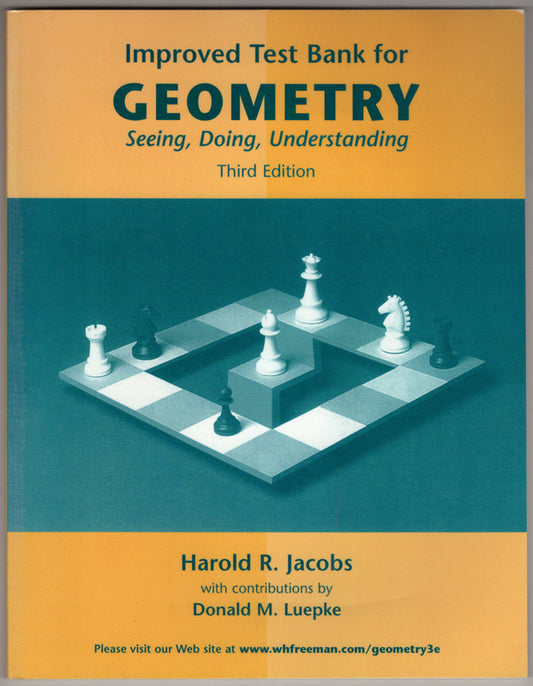 Improved Test Bank for Geometry Third Edition
