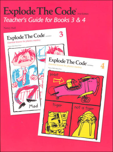 Explode The Code Teacher's Guide for Books 3 & 4