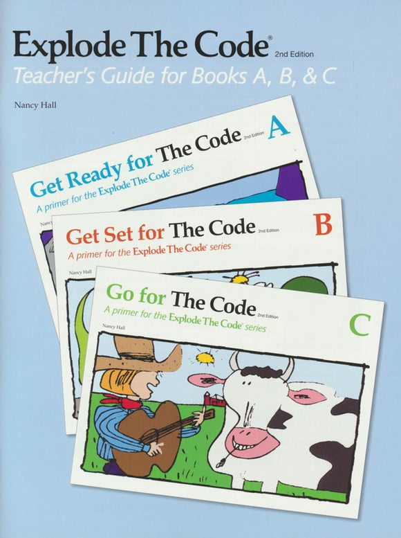 Explode the Code Teacher's Guide for Books A, B, & C
