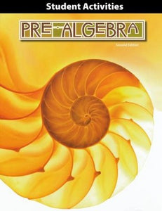 Pre Algebra Student Activities Second Edition