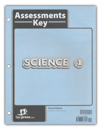 Science 1 Assessments Key, 4th Edition