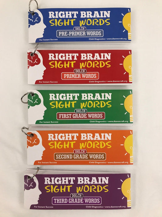 Right Brain Sight Words Set