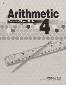 Arithmetic 4 Tests and Speed Drills Teacher Key