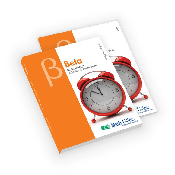Math U See Beta Student Workbook & Tests
