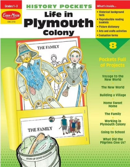 History Pockets Life in Plymouth Colony