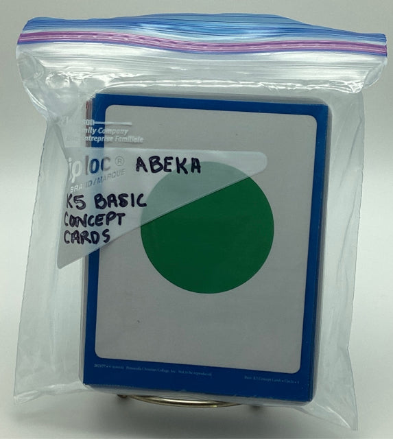 Abeka K5 Basic Concept Cards