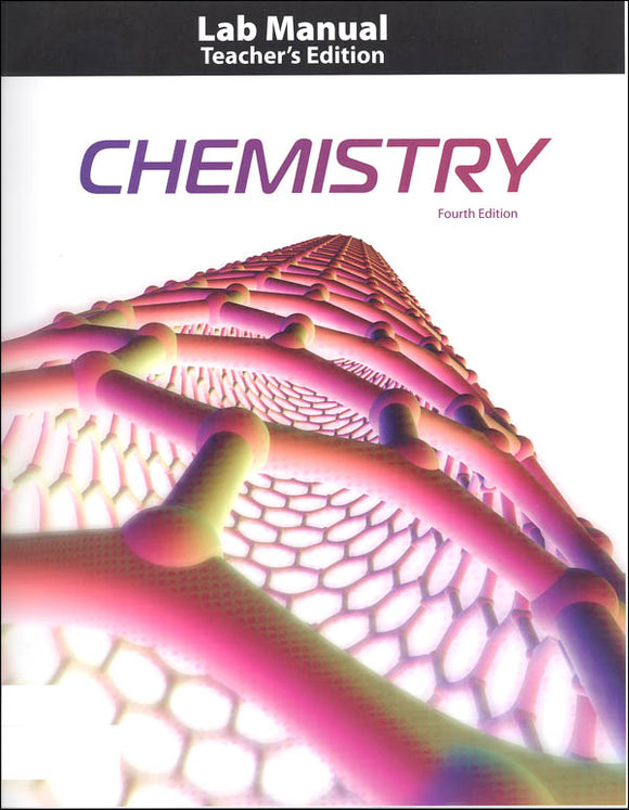 BJU Chemistry Lab Manual Teacher's Edition