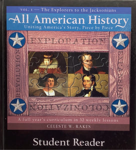 All American History Volume 1 Student reader