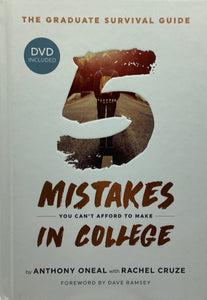 Mistakes You Can't Afford to Make In College (DVD Included)