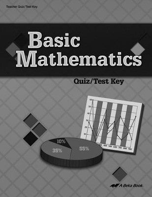 Basic Mathematics Quiz/Test Key
