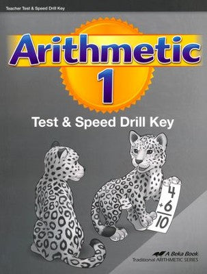 Arithmetic 1 Test and Speed Drill Key