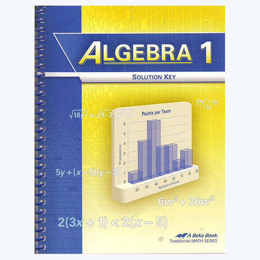 Abeka Algebra 1 Solution Key