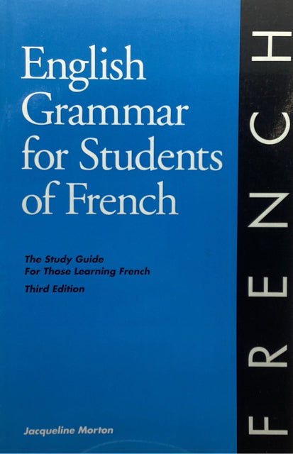 English Grammar for Students of French