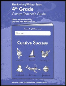 4th Grade Cursive Teacher's Guide