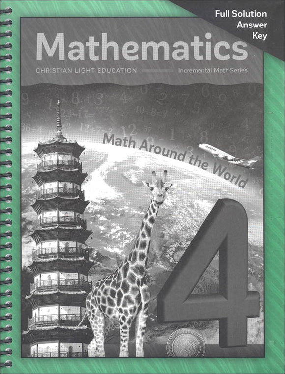 Mathematics 4 Full Solution Answer key