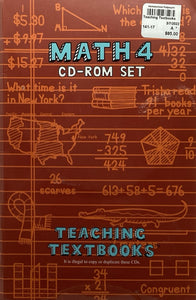 Math 4 Teaching Textbooks CD Set