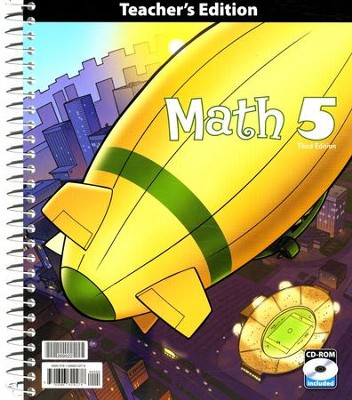 BJU Math 5 Teacher's Edition