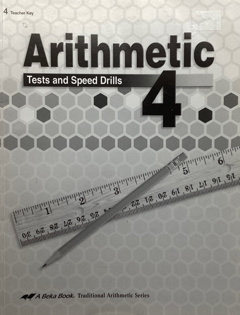 Arithmetic Tests and Speed Drills Teacher Key